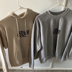 Jesus Loves you sweatshirts!